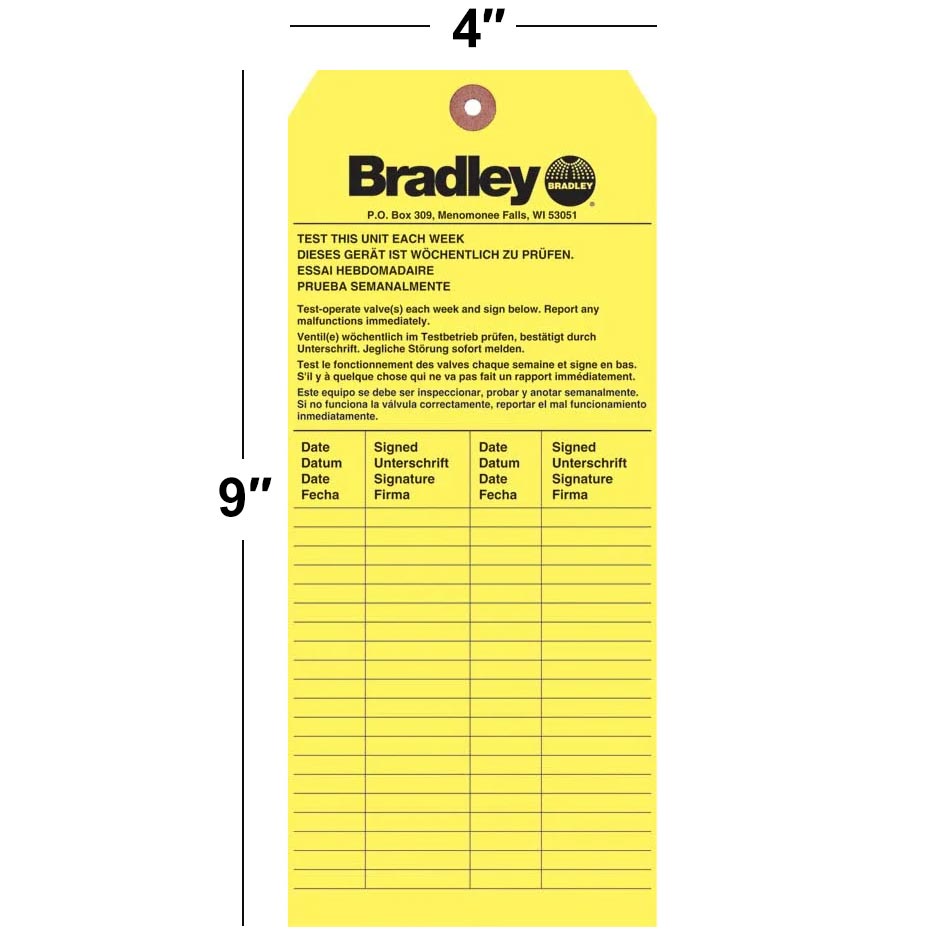 Bradley 204-421 Emergency Inspection 1 Each