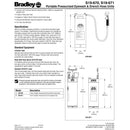 Bradley S19-671 Portable Eyewash 5 Gallon w/ Eyewash Only