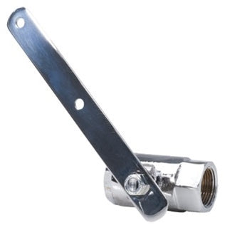 Haws SP260PCP Polished Chrome-Plated Brass Stay-Open Ball Valve