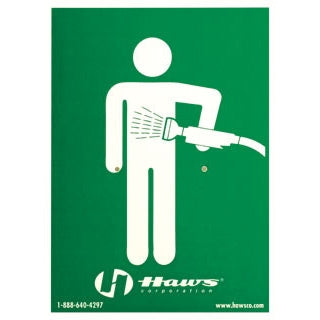 Haws SP176 Eyewash Bodyspray Sign