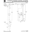 Bradley S19-304GATL General Area Halo Heat Trace Combination Unit, Top Supply with Indicator Lights