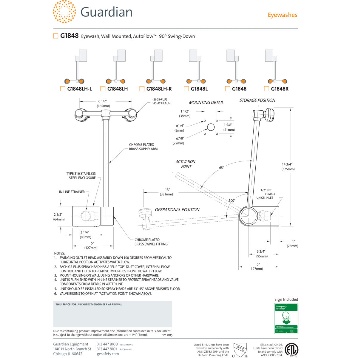 Guardian G1848LH-L