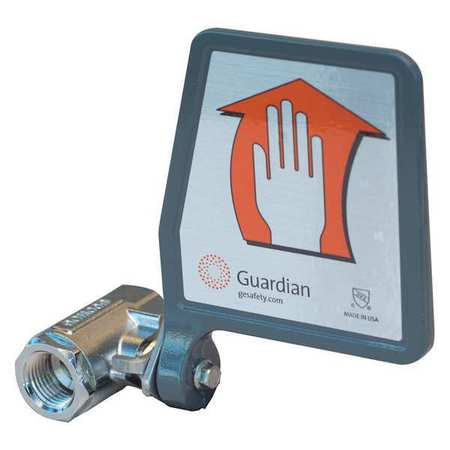 Guardian AP600-101H-HFC Horizontal Eyewash Ball Valve with Flag Handle